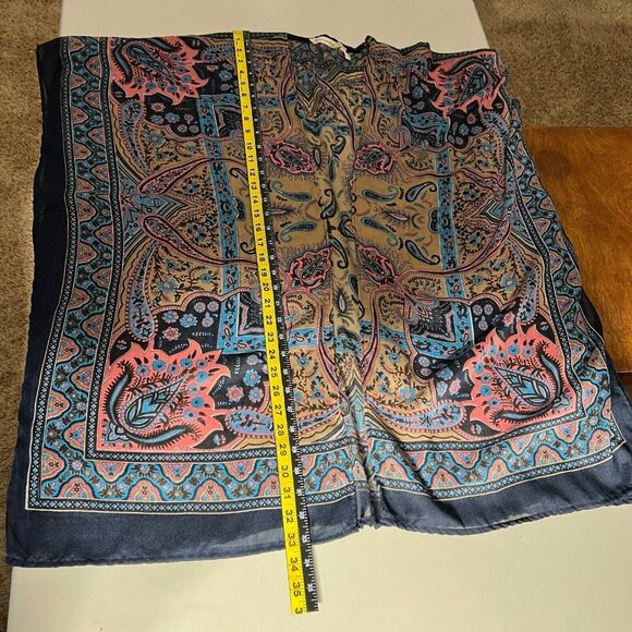 Soft Surroundings Kimono Topper One Size Colorful Floral Paisley Lightweight‎ - Picture 2 of 12